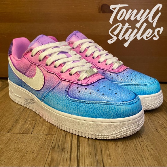 🥶NEW🥶 CUSTOM NIKE AIR FORCE 1 LOW “ICE BREAKER” - Picture 4 of 12